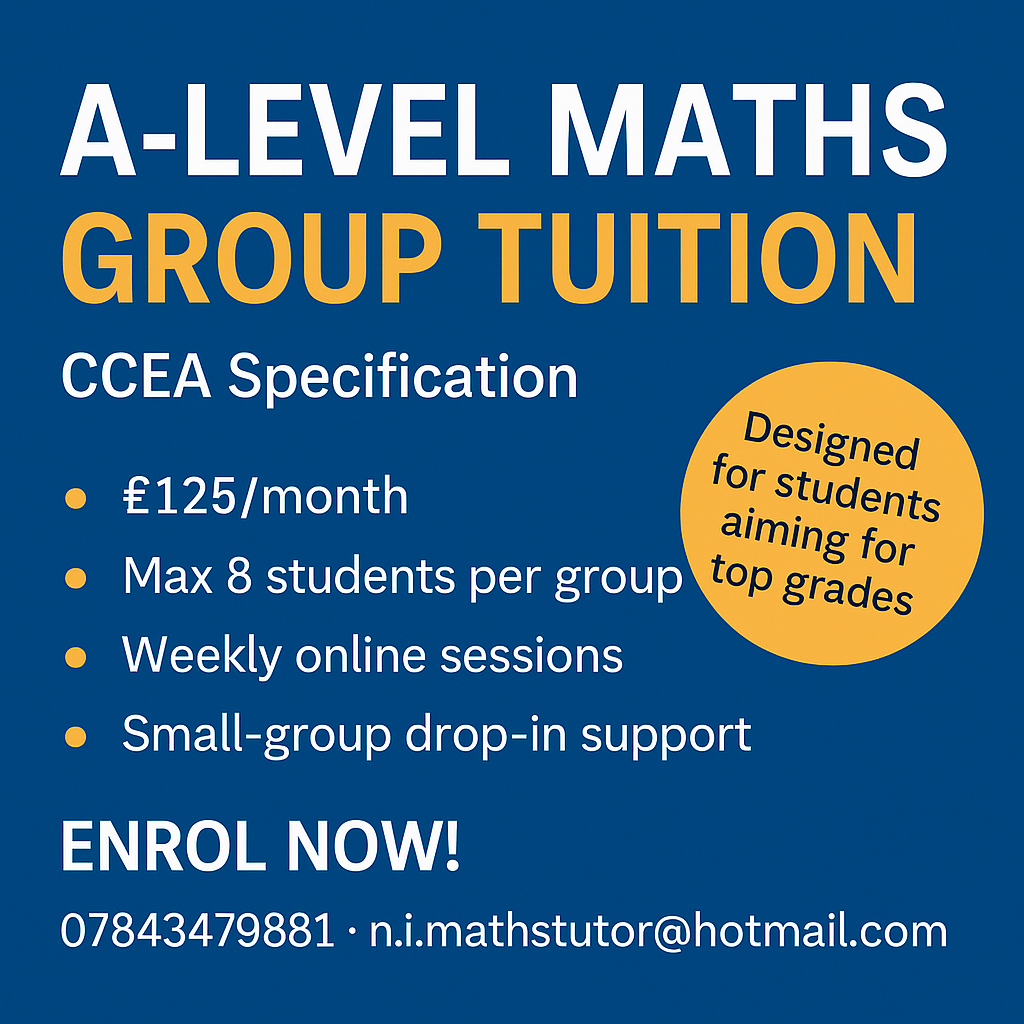 Sign up for A-Level Tuition for 2025/2026 Limited availability!