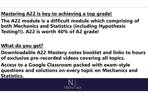 Mastering A22 revision course 